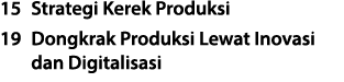15 Strategi Kerek Produksi 19 Dongkrak Produksi Lewat Inovasi dan Digitalisasi 